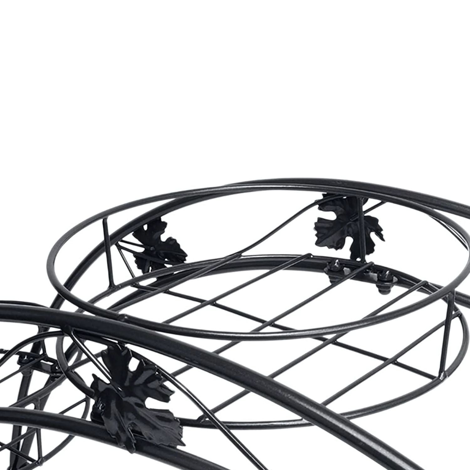 Modern Multi-Tier Metal Plant Stand For Indoor & Outdoor Decor - 3 Pot Holder