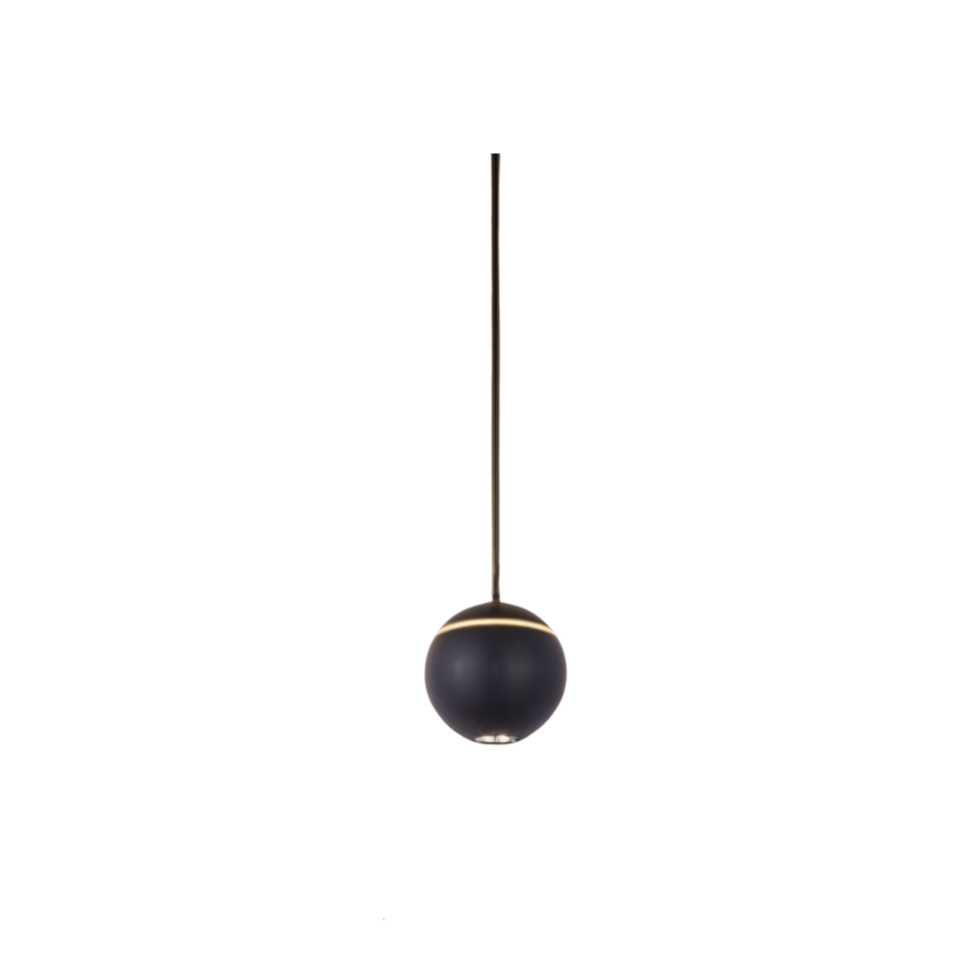 Modern Orb Pendant Light – Sleek Bedside LED Lamp - 2 Piece