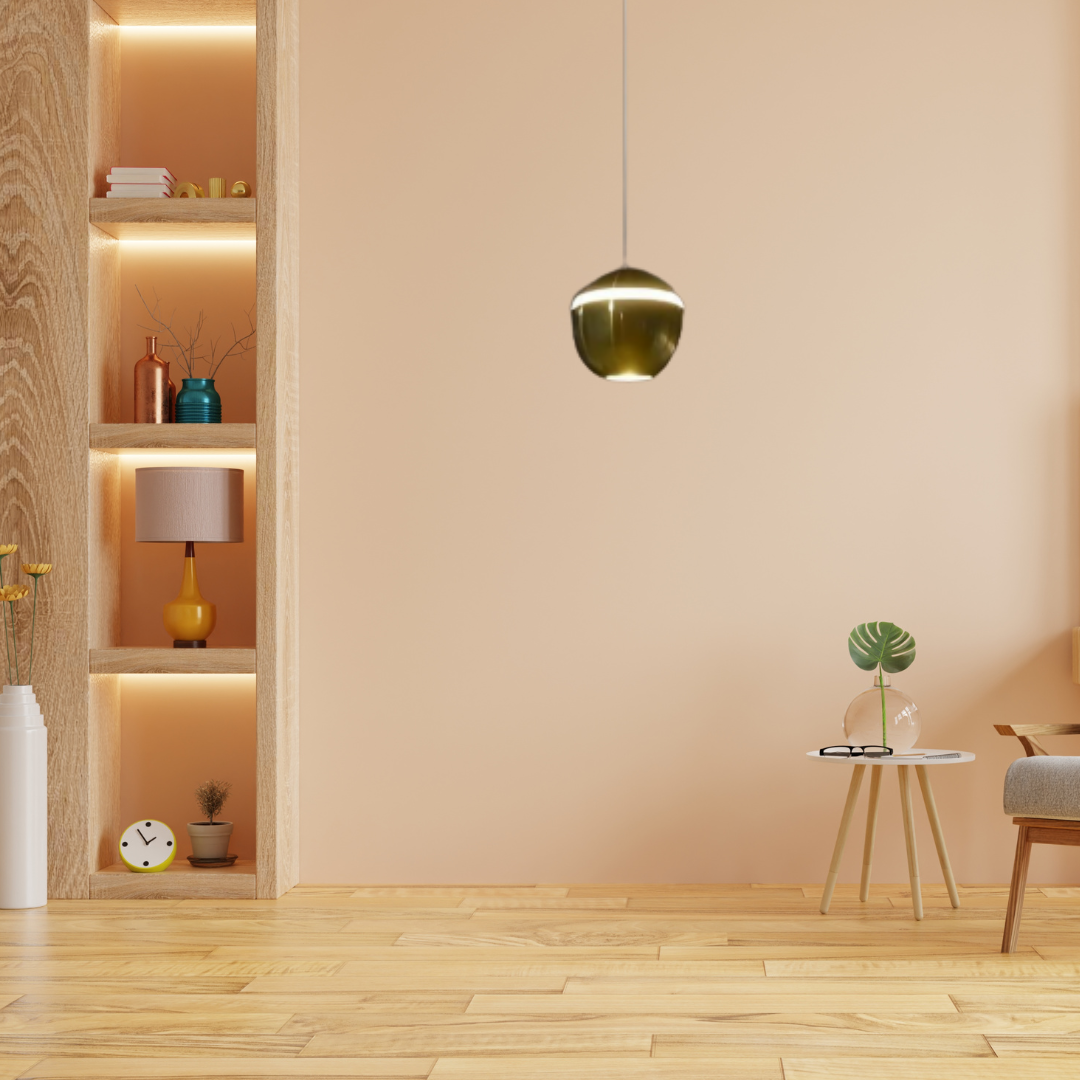 Modern Orb Pendant Light – Sleek Bedside LED Lamp - 2 Piece