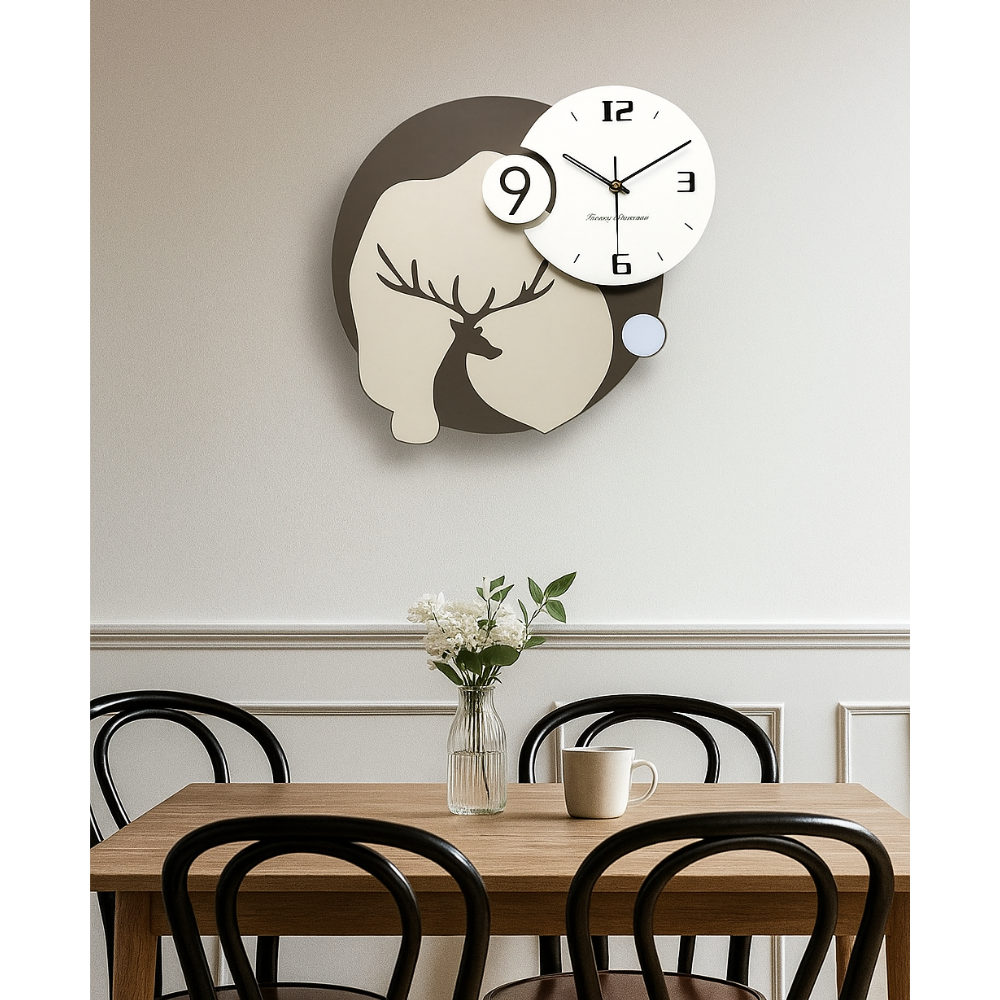 Modern Abstract Fist Wall Clock – Creative Designer Clock for Bold Interiors