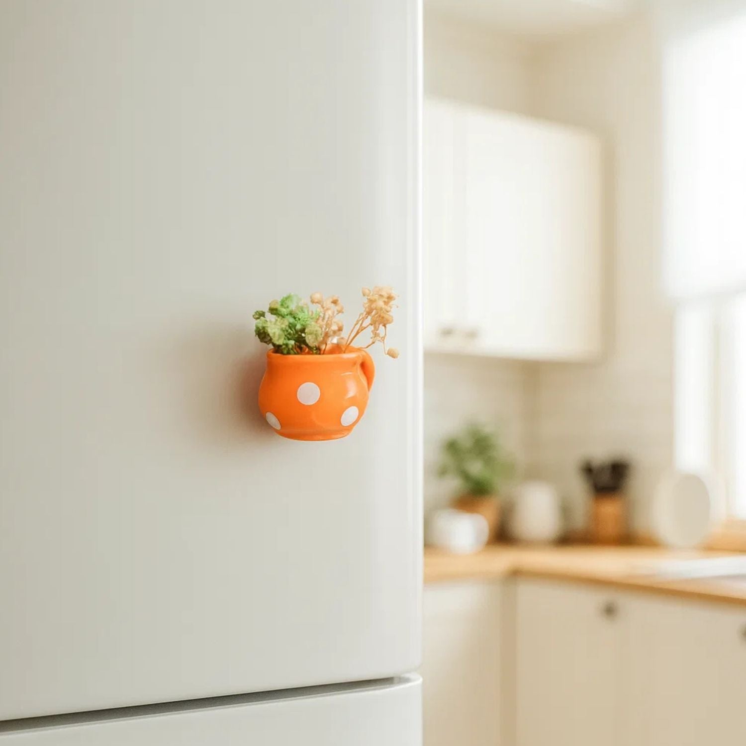 Sip & Stick Mini Cup Vase Fridge Magnets For Home Decor