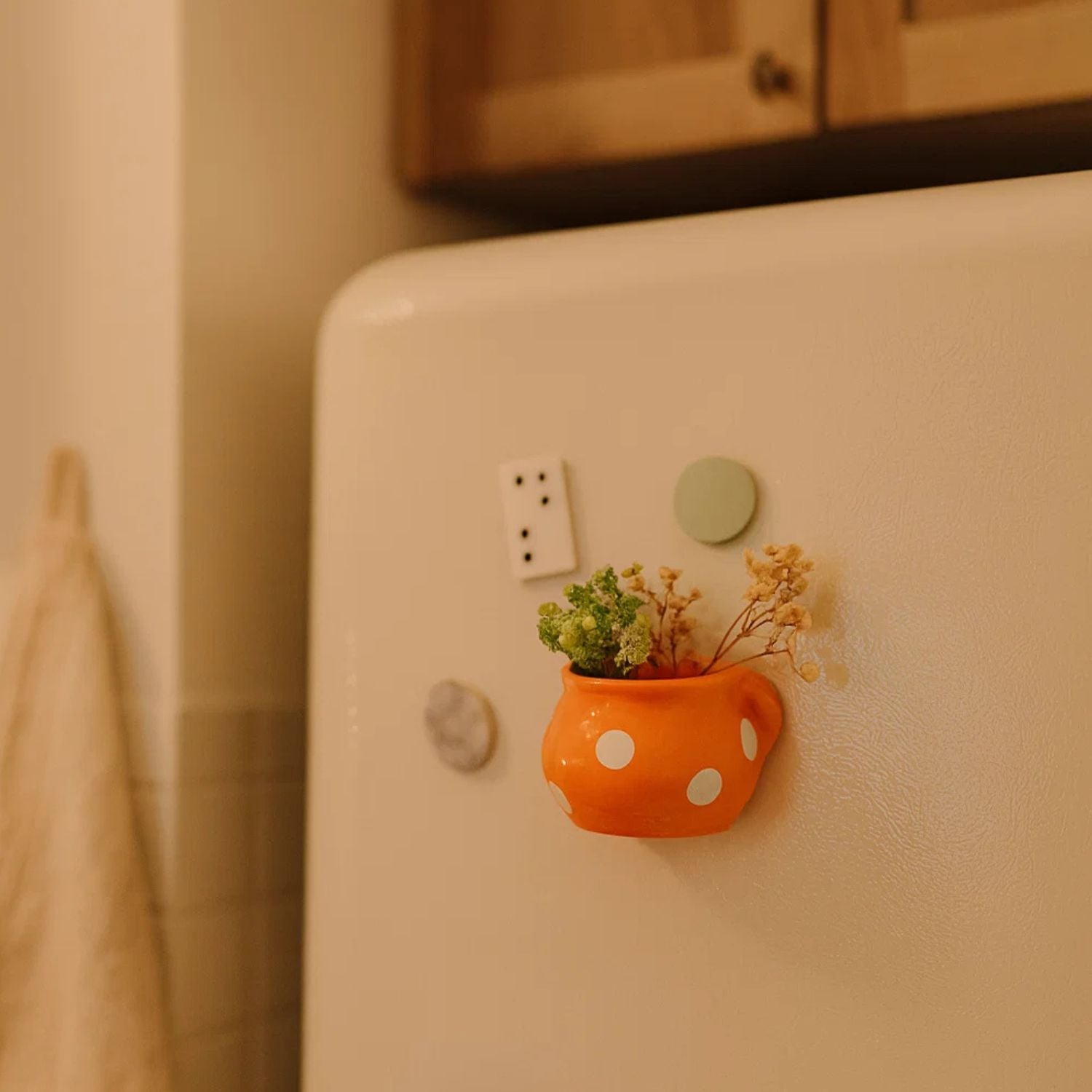 Sip & Stick Mini Cup Vase Fridge Magnets For Home Decor