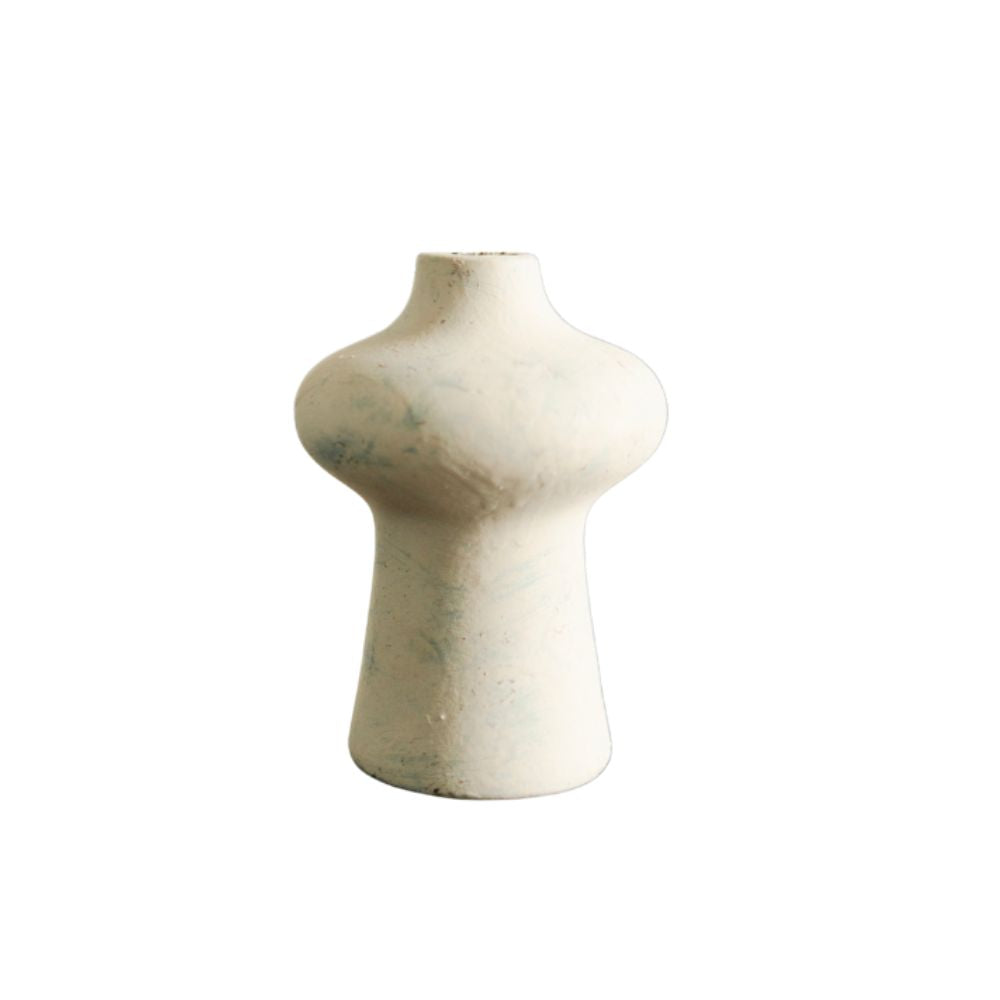 Elegant Indigo Whisper Small Ceramic Vase For Modern Minimalist Home Decor