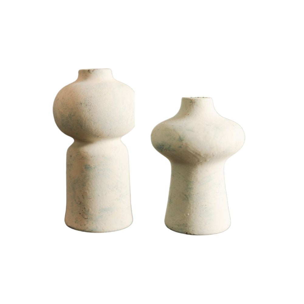 The Blue Legacy Vase Set - Modern Artistic Ceramic Decor