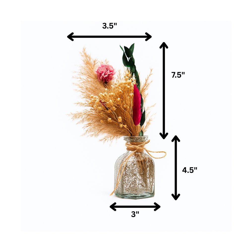 Sweet Blossom Decorative Floral Jar in Elegant Diwali Gift Set