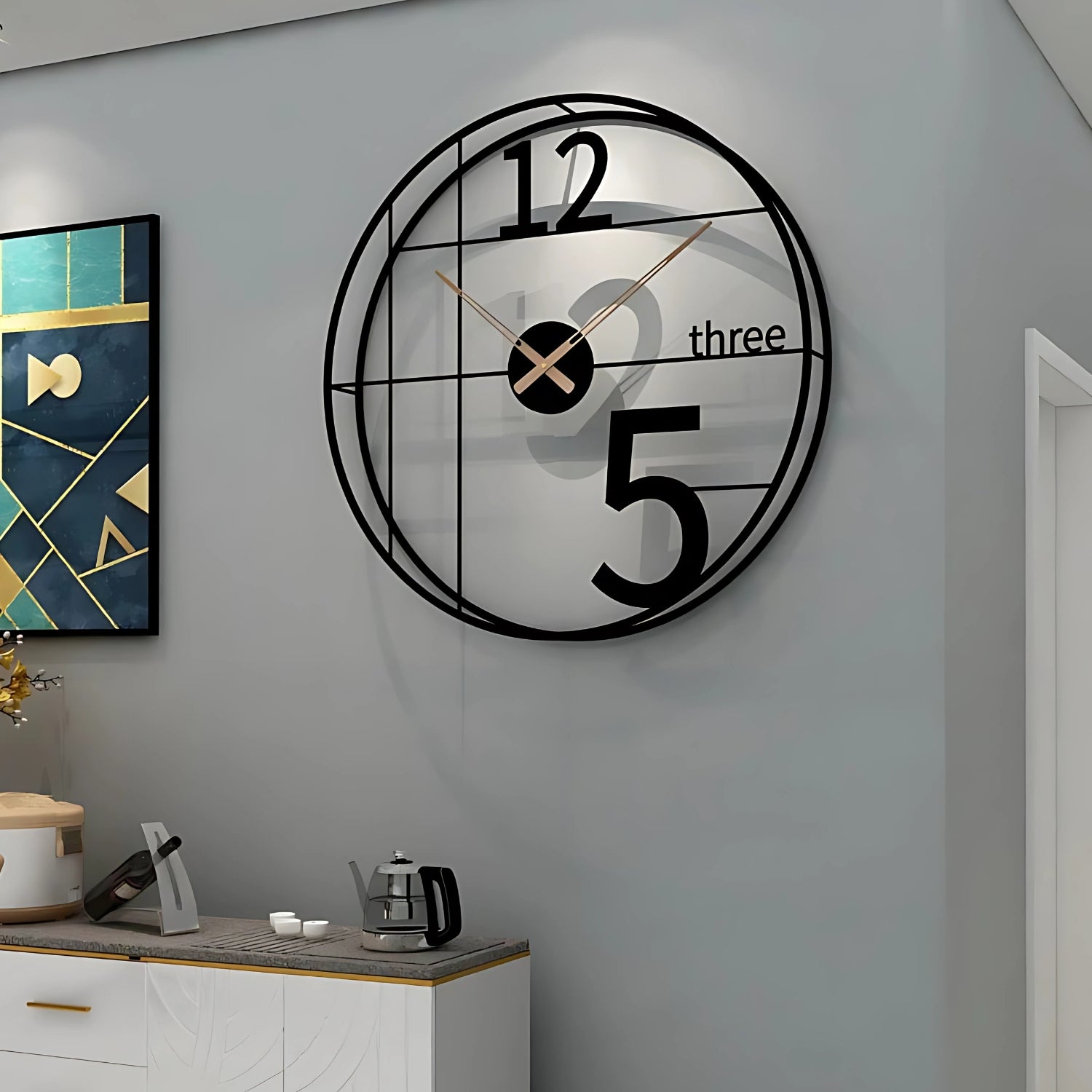 Simple Round Wall Clock Blending Timeless Minimalism