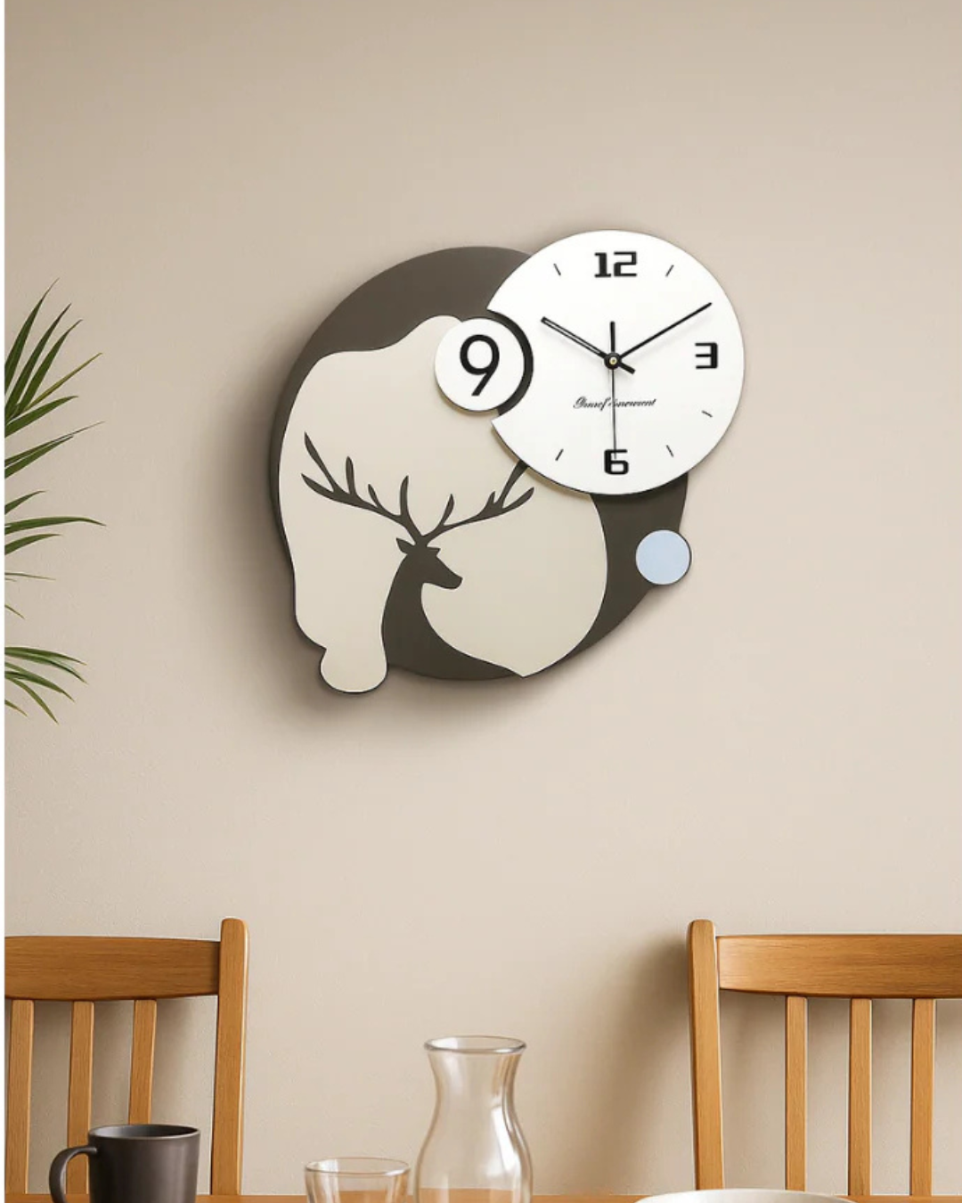 Modern Abstract Fist Wall Clock – Creative Designer Clock for Bold Interiors
