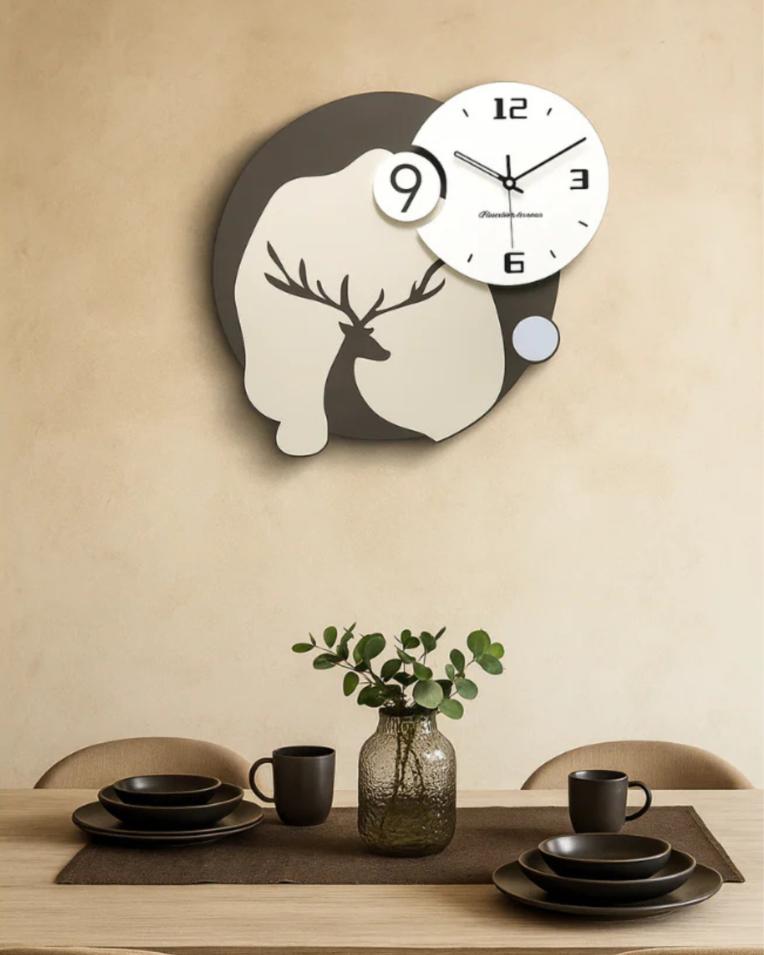 Modern Abstract Fist Wall Clock – Creative Designer Clock for Bold Interiors
