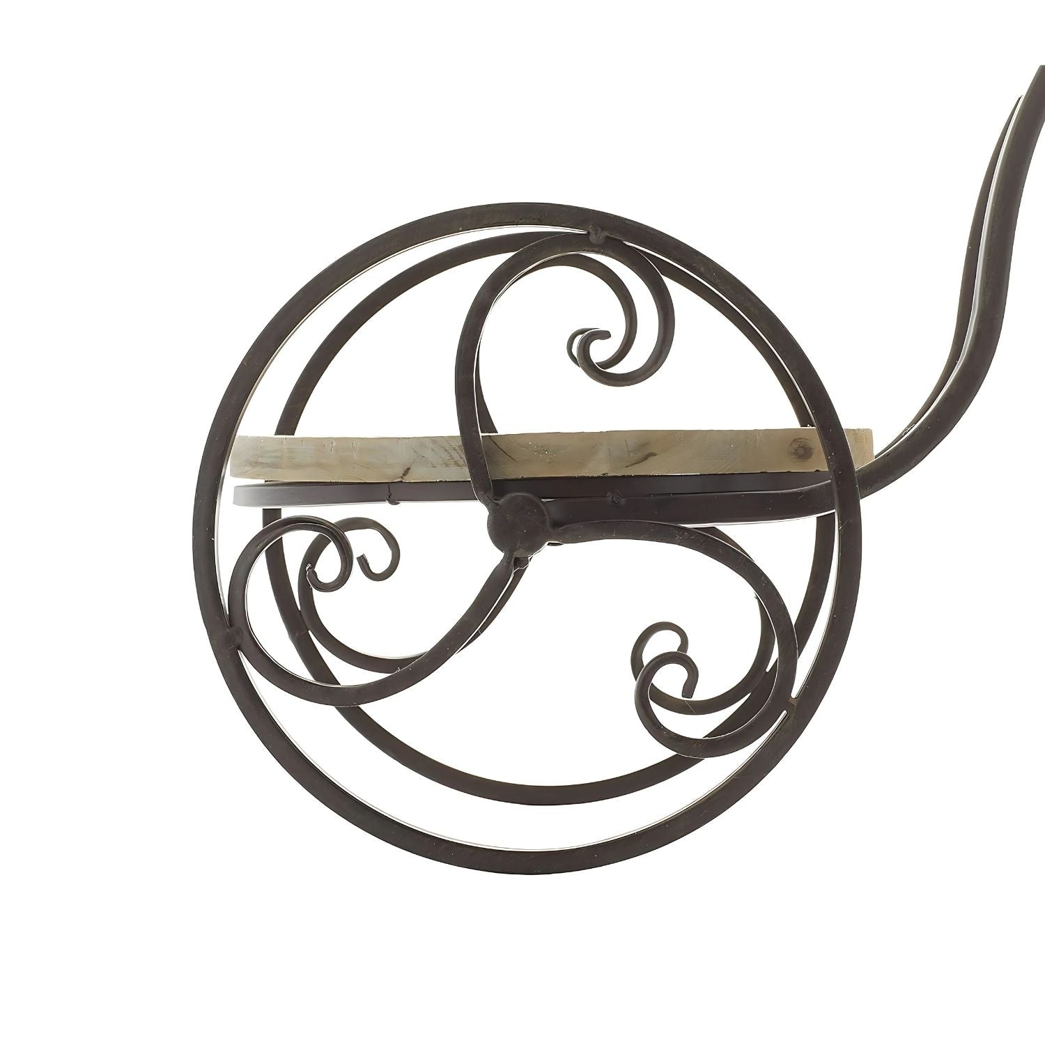 Vintage Bicycle Style Free Form Multi-Tiered Metal Plant Stand