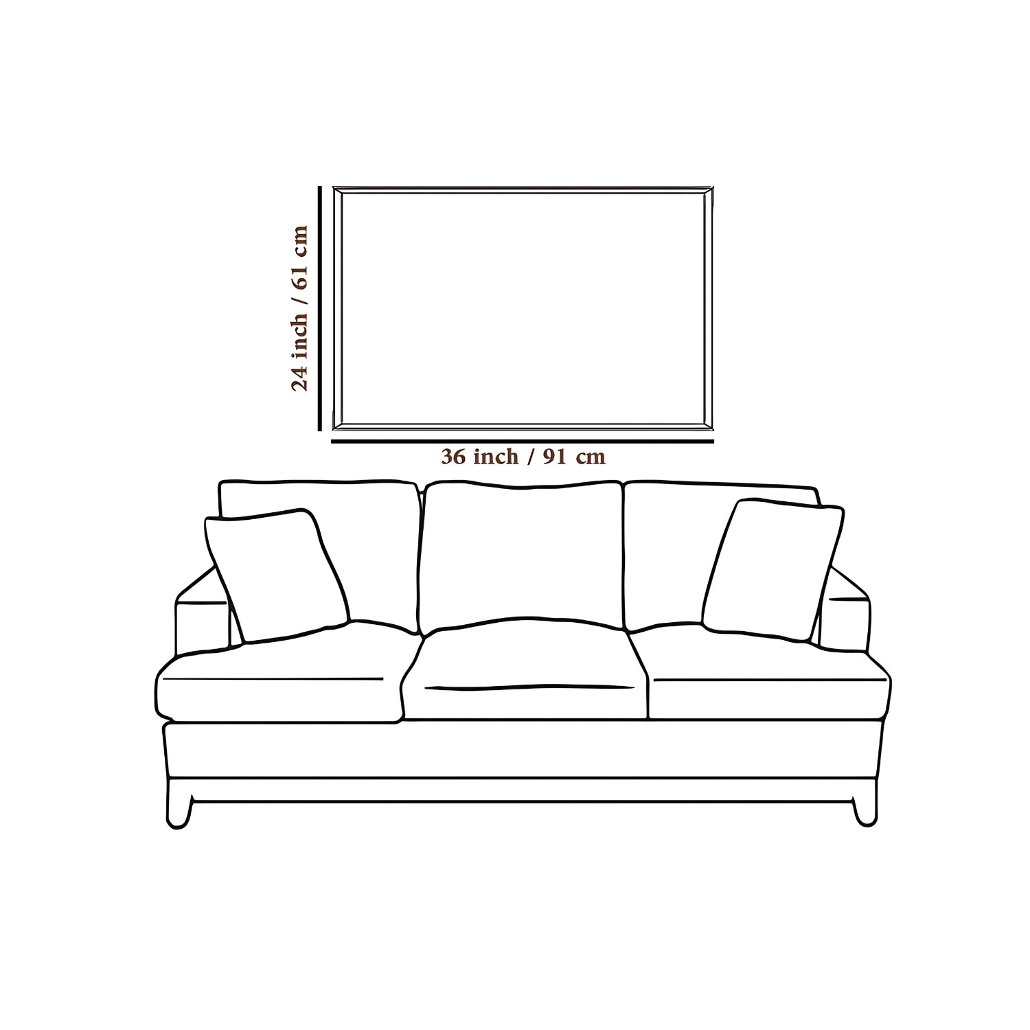 Vibrant Abstract Color Splash Framed Canvas Wall Art