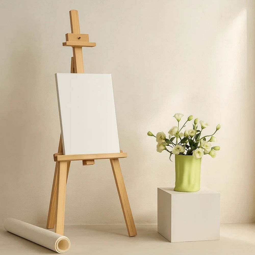 Hand Pinched Textured Paper Bag Style Vase in Cheese Matcha Finish