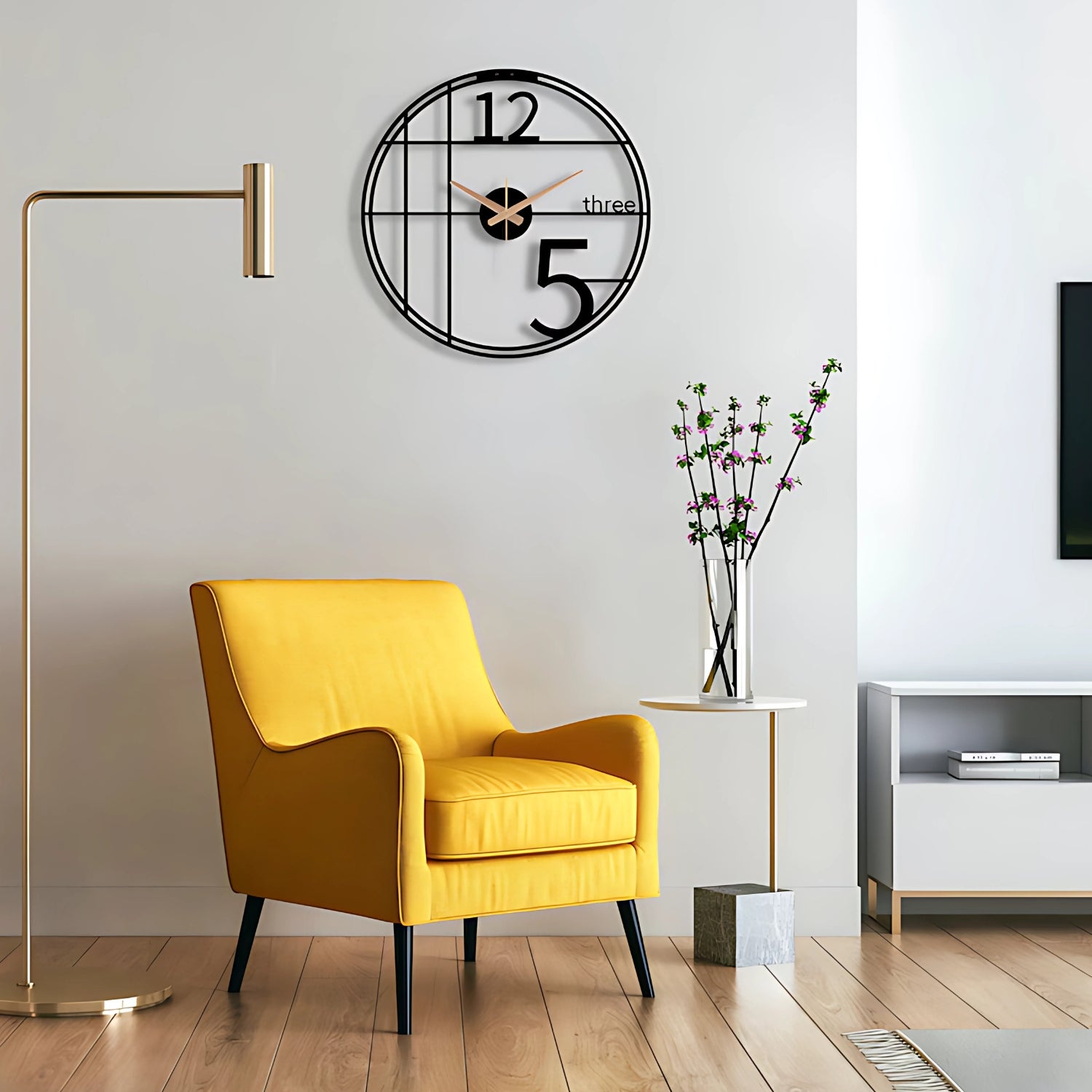 Simple Round Wall Clock Blending Timeless Minimalism