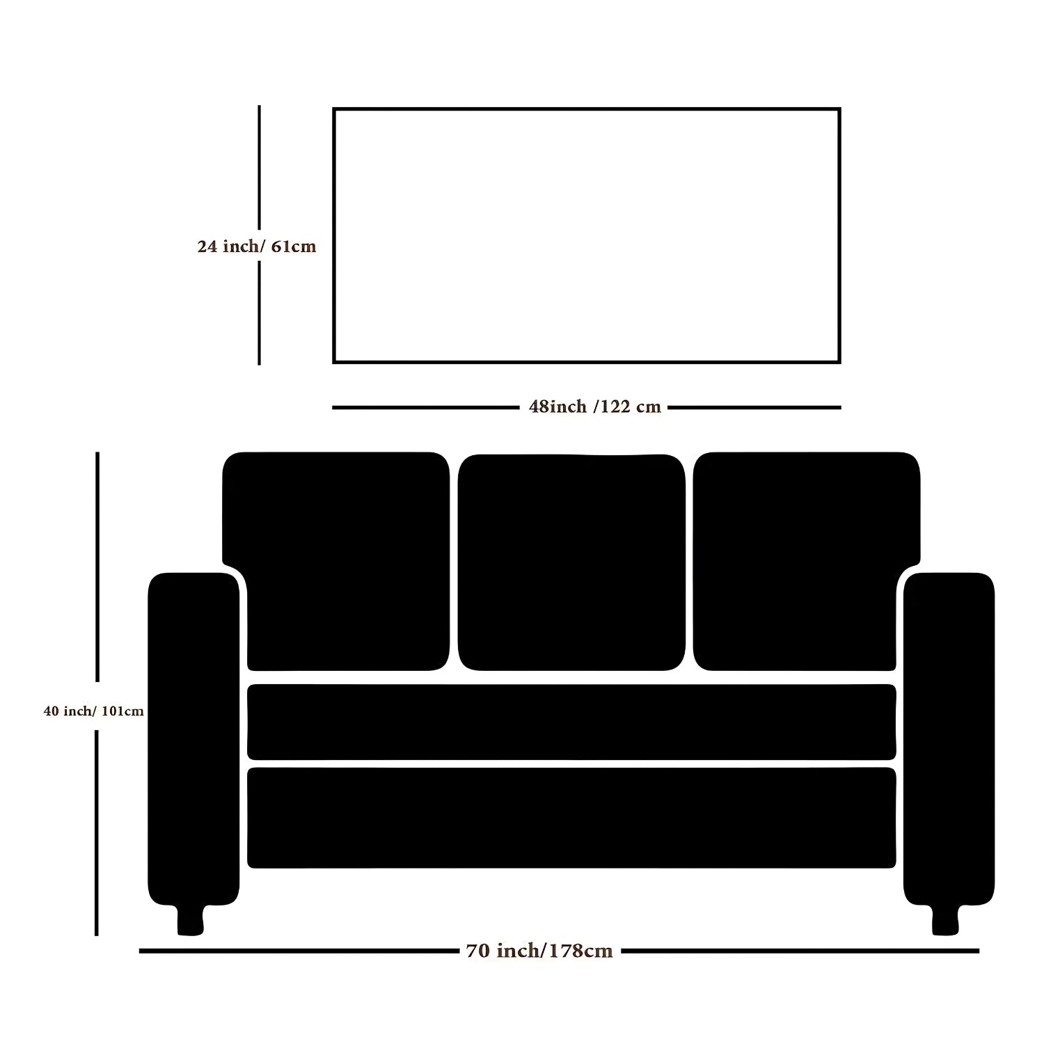 Abstract Brown Floral Canvas Printed Painting For Home Decor