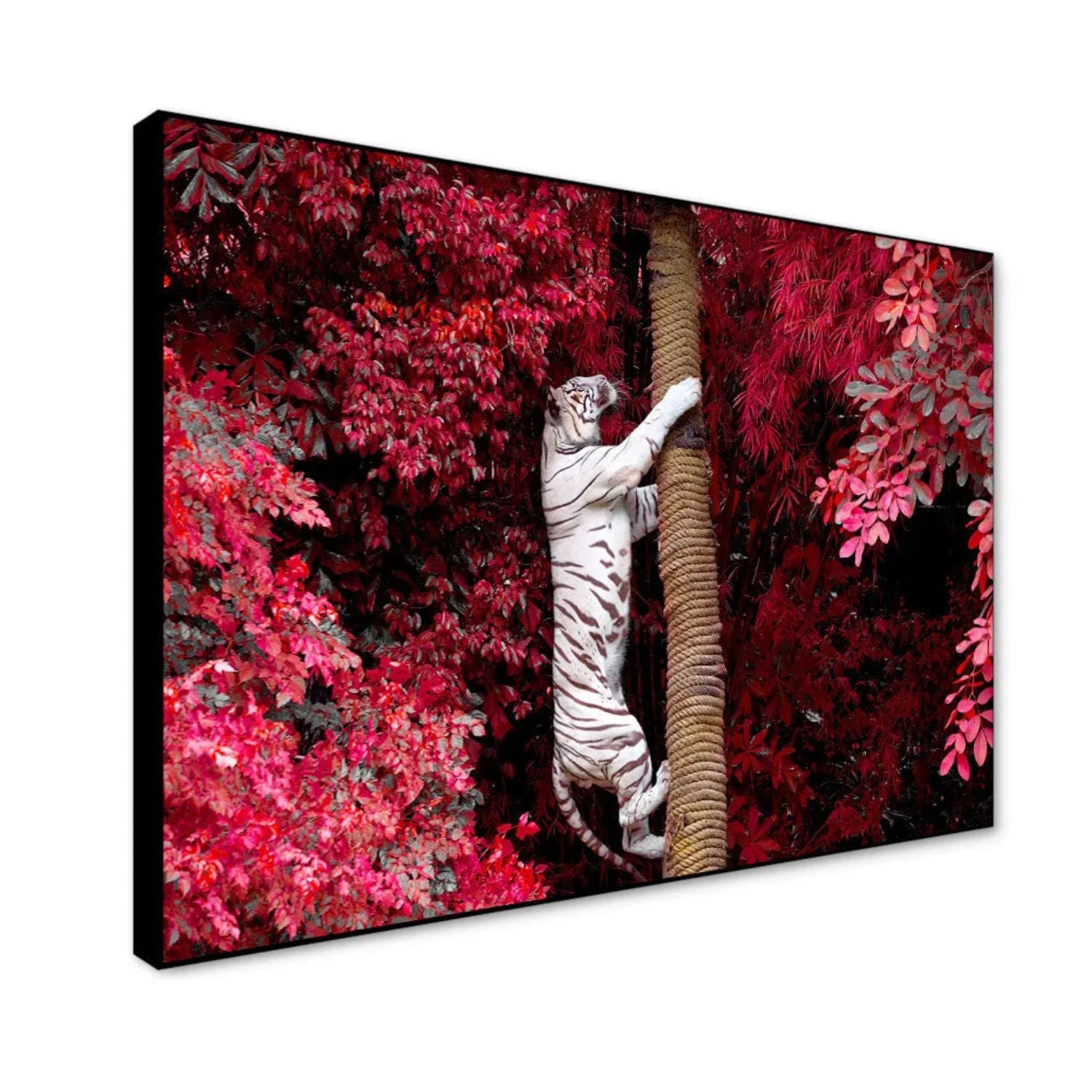 Majestic White Tiger Nature-Inspired Wildlife Painting For Home Decor