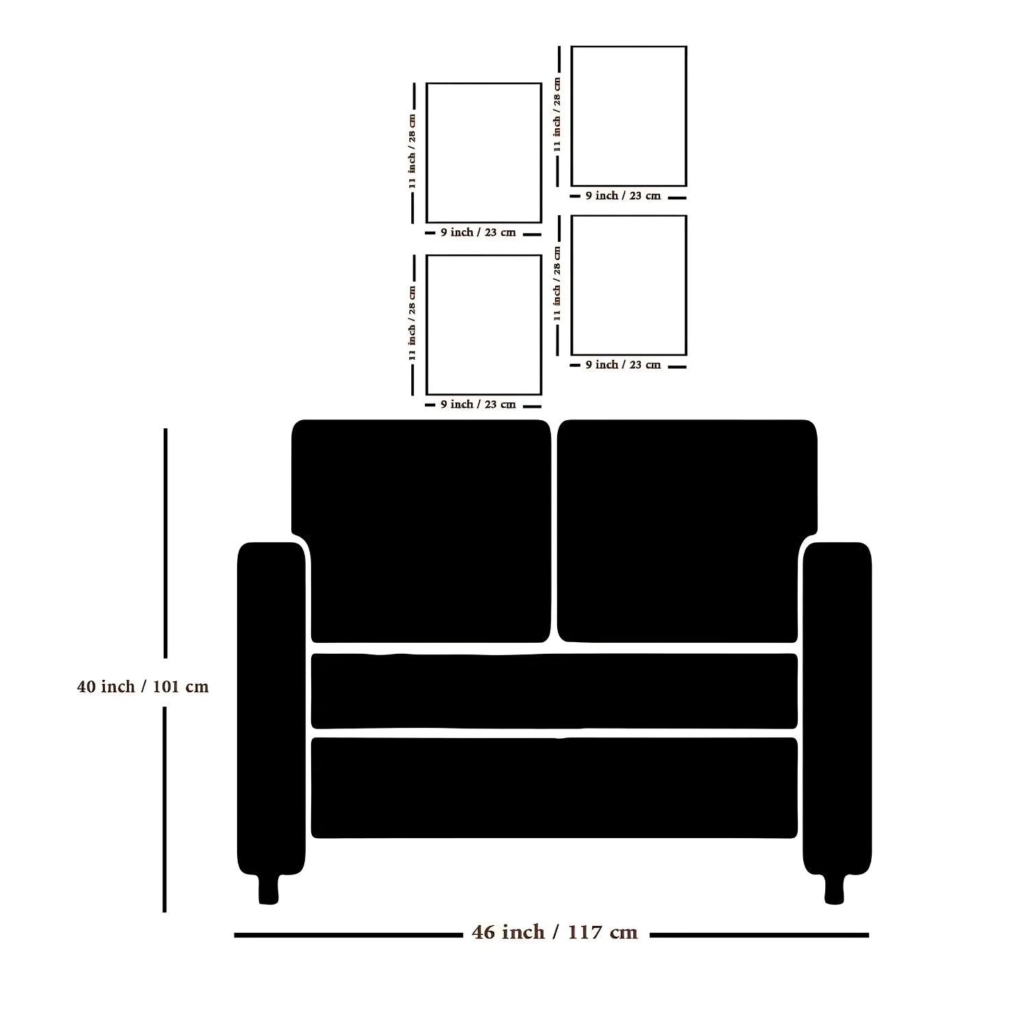 Elegant Black Flamingo and Quote Wall Frame Set for Modern Decor