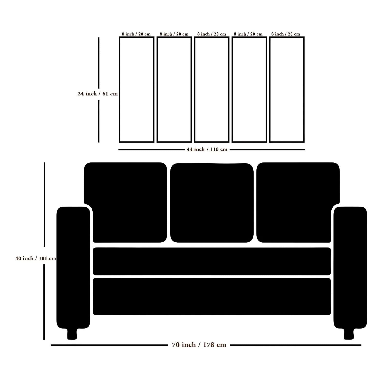 Enchanted Winter Village 5-Panel Wall Art - Christmas Castle Canvas With Wooden Frame