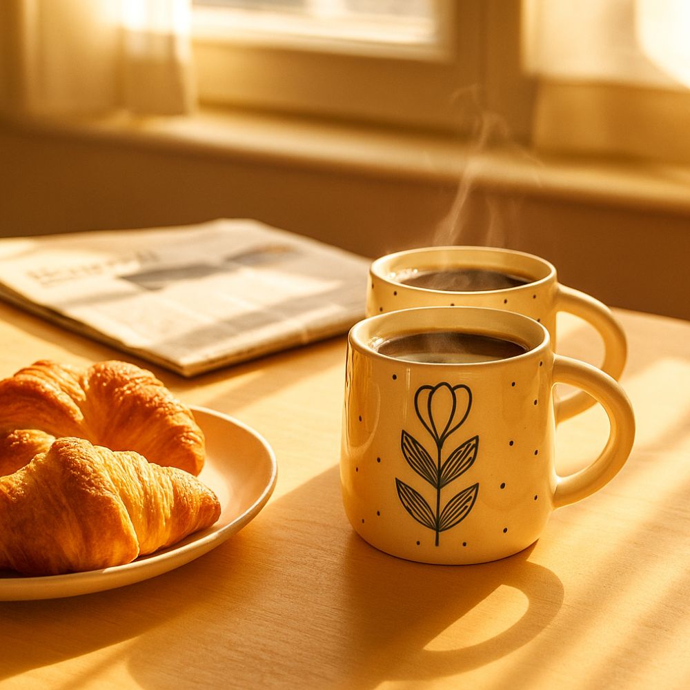 Sips & Sparks Diwali Gift Box With Hand-Painted Mugs & Scented Candles