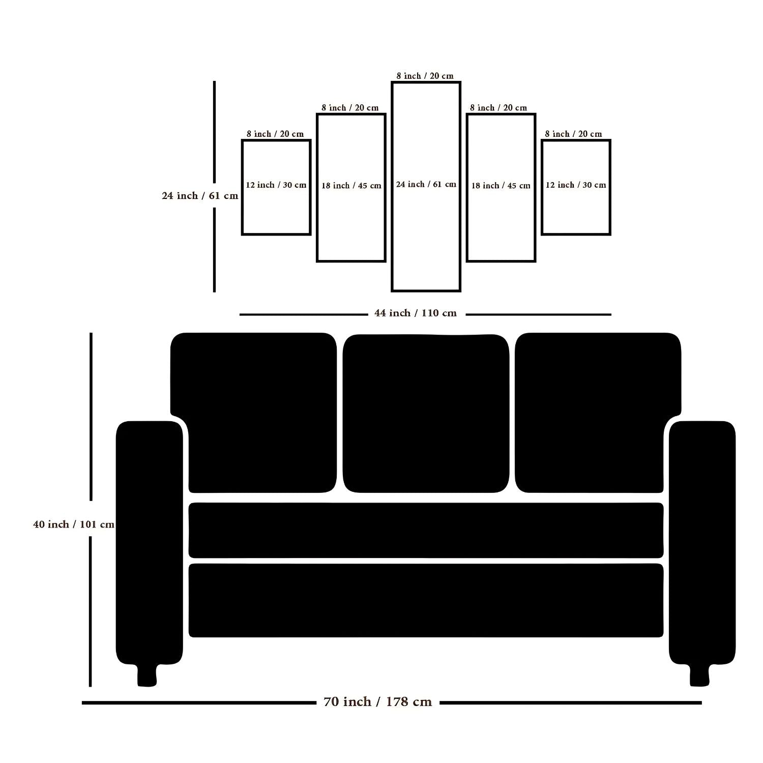 Elegant Serene Beach Sunset Multi Panel Canvas Wall Art Painting