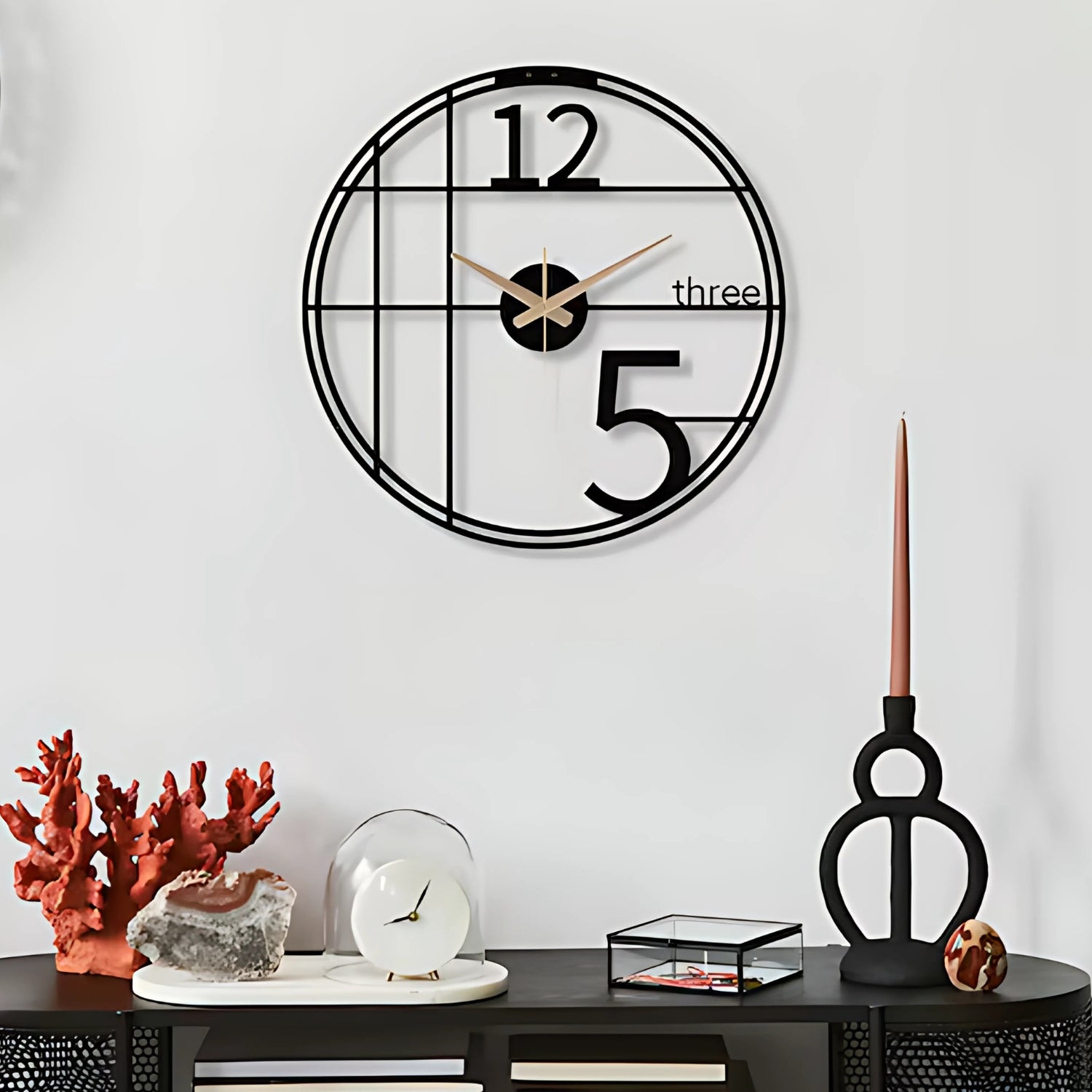 Simple Round Wall Clock Blending Timeless Minimalism