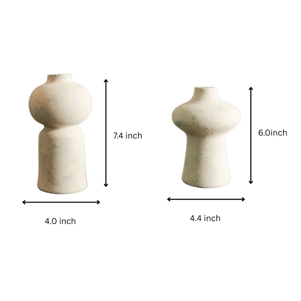 The Blue Legacy Vase Set - Modern Artistic Ceramic Decor