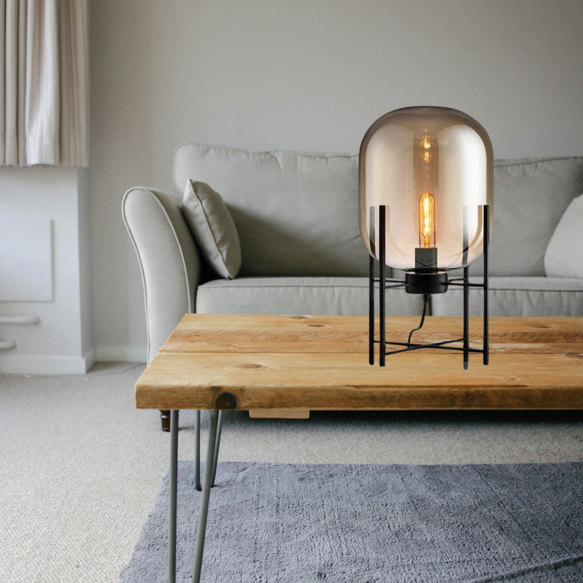 Modern Industrial Table Lamp – Ideal for bedrooms, living rooms, or office desks | Model 611B