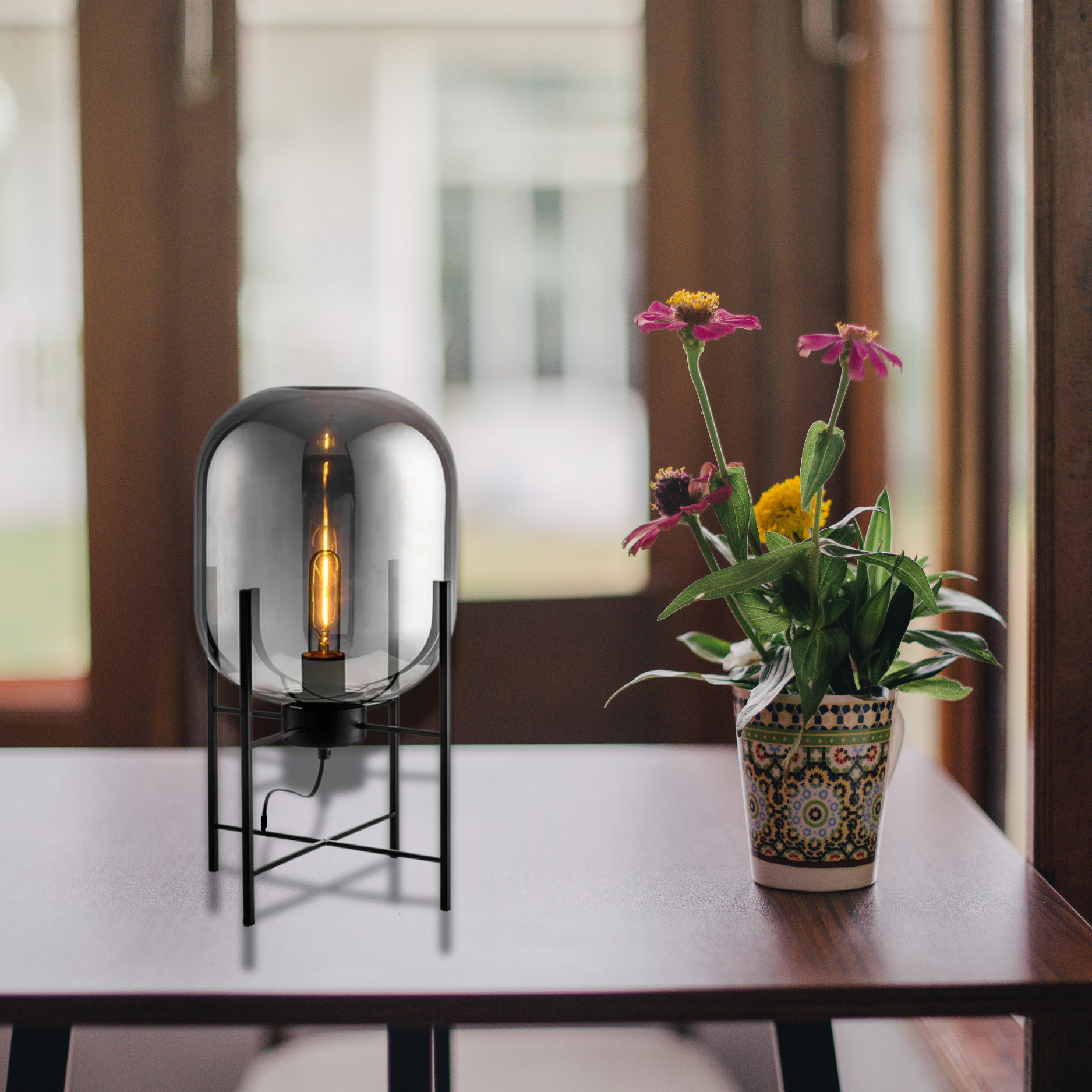 Modern Industrial Table Lamp – Ideal for bedrooms, living rooms, or office desks | Model 611B