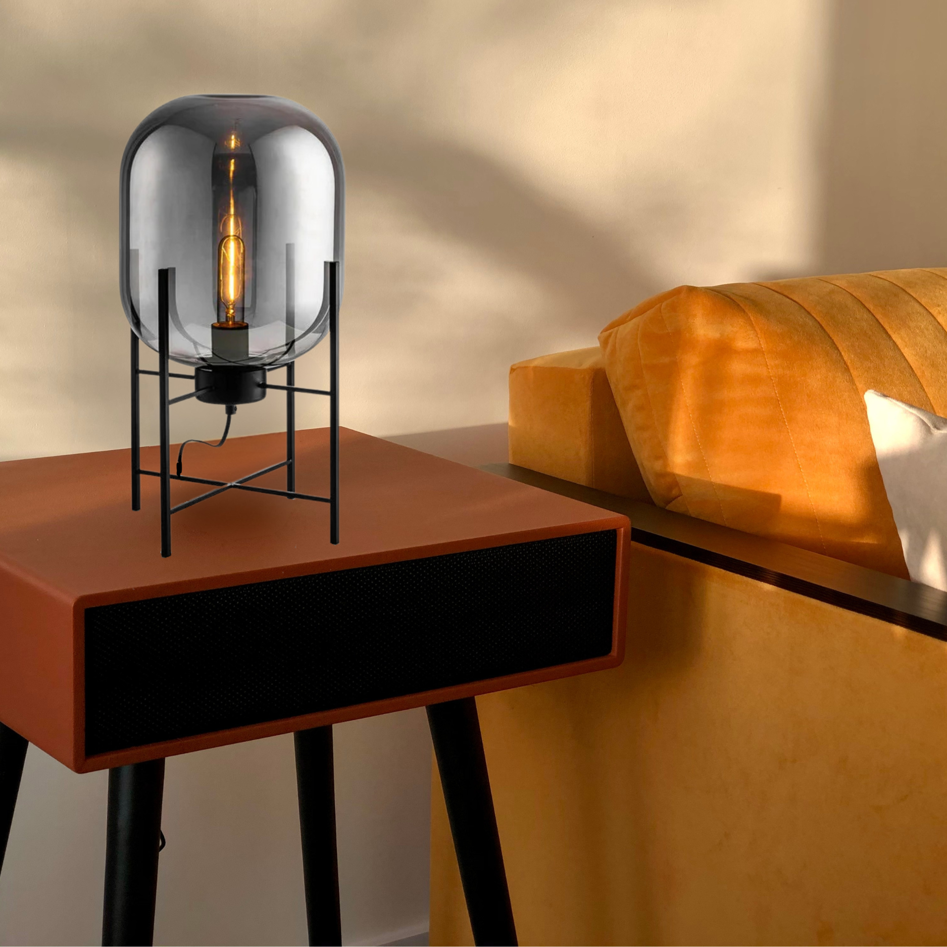 Modern Industrial Table Lamp – Ideal for bedrooms, living rooms, or office desks | Model 611B