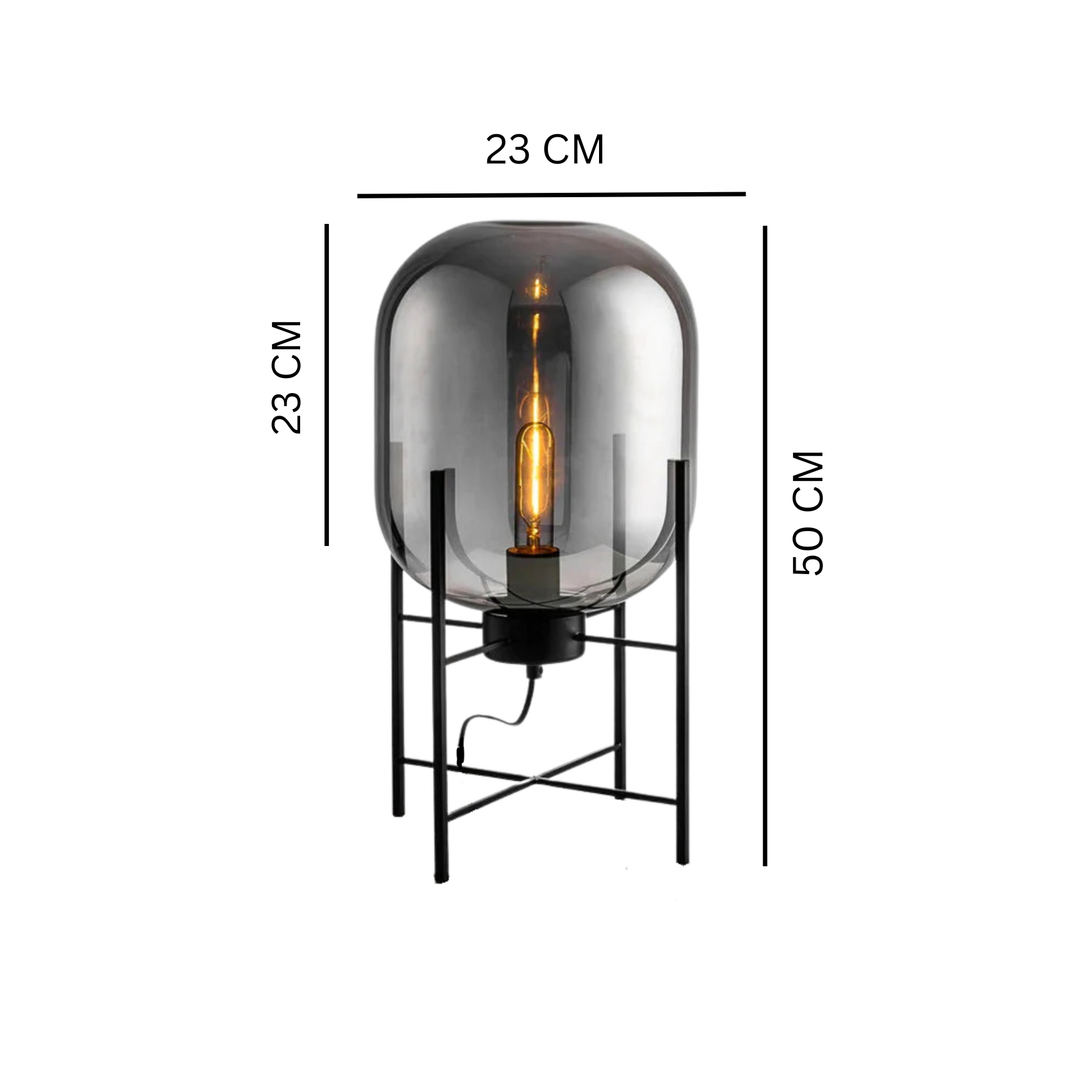 Modern Industrial Table Lamp – Ideal for bedrooms, living rooms, or office desks | Model 611B