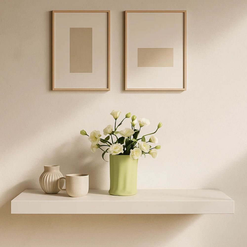 Hand Pinched Textured Paper Bag Style Vase in Cheese Matcha Finish