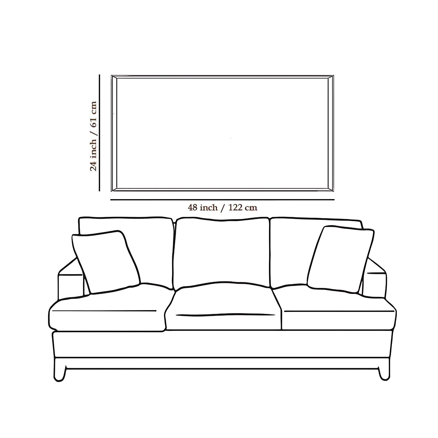 Charming Abstract Crimson & Ebony Forest Canvas Wall Art Decor