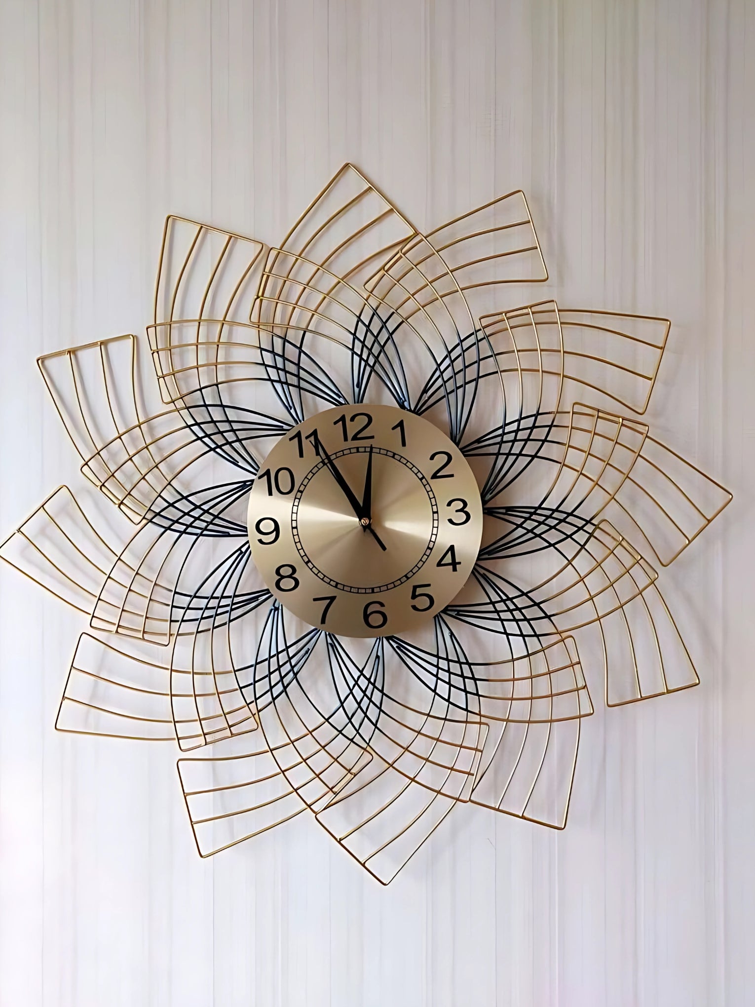 Caitlynn Wall Clock With Blending Elegance Modern Style
