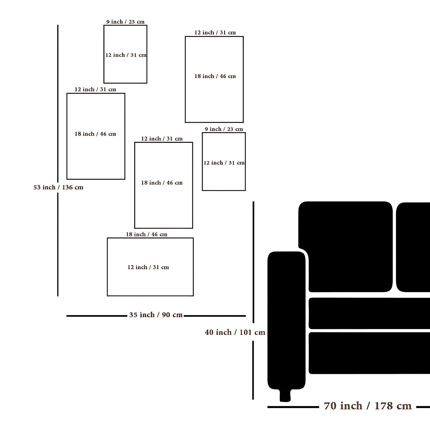 Majestic Deer 6-Piece Wildlife Canvas Wall Art Premium Nature-Inspired Home Decor