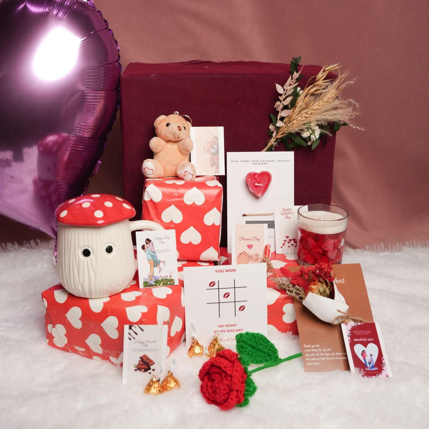 Perfect Valentine Gift Box - 7 Days of Love Hamper