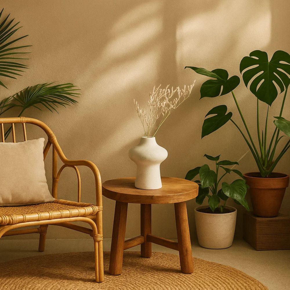 Elegant Indigo Whisper Small Ceramic Vase For Modern Minimalist Home Decor