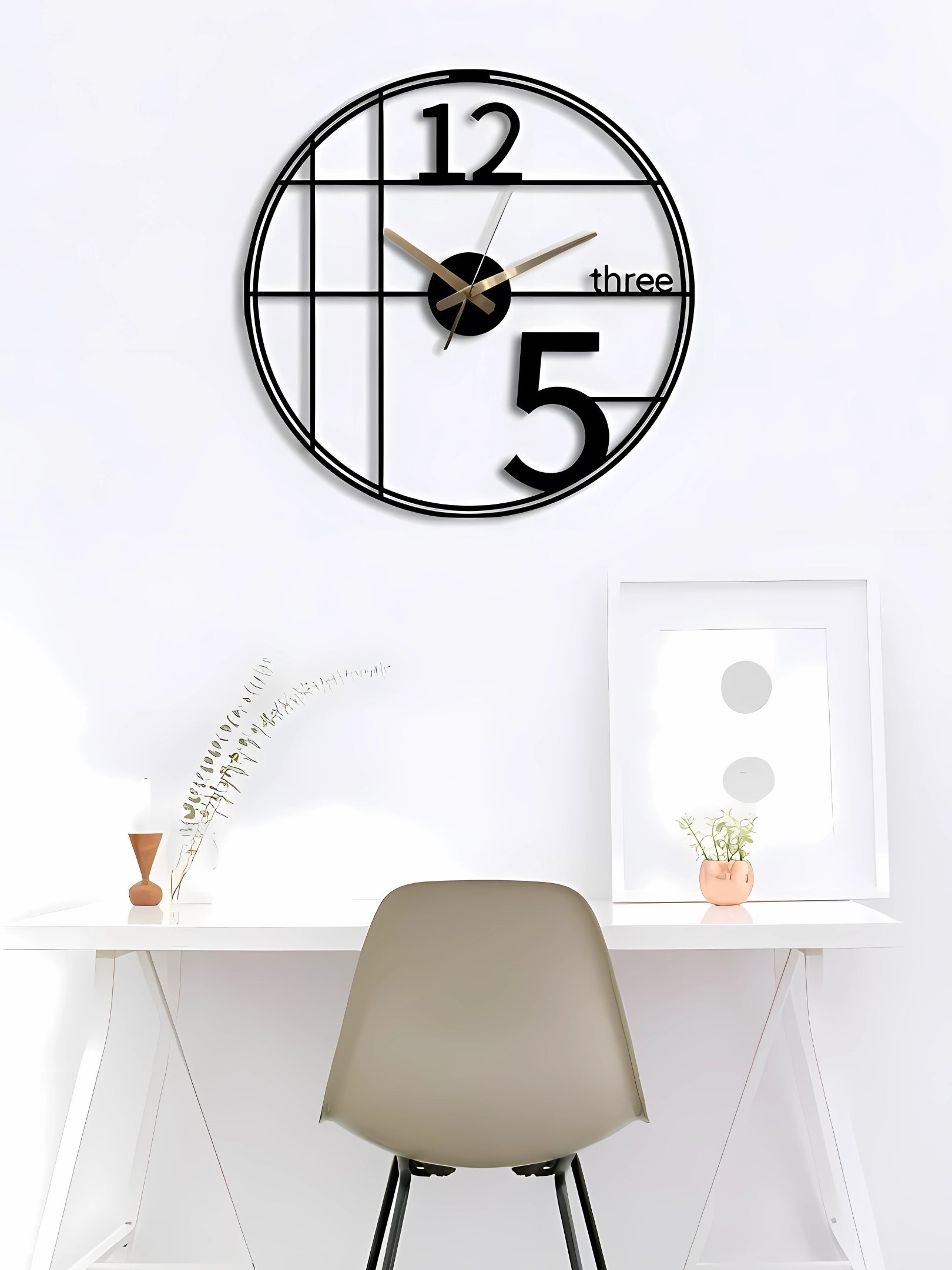 Simple Round Wall Clock Blending Timeless Minimalism