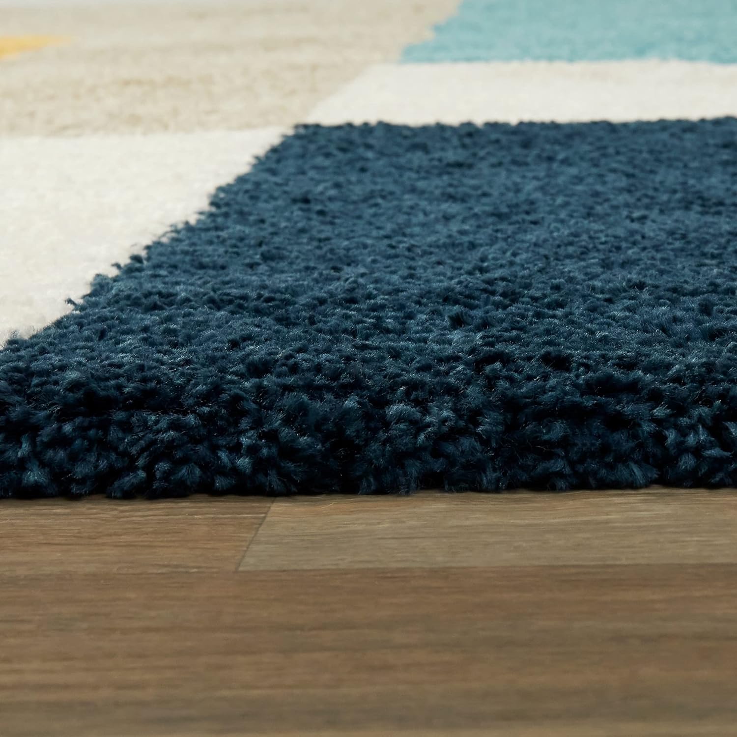 Block Geometric Area Rug - Nestern