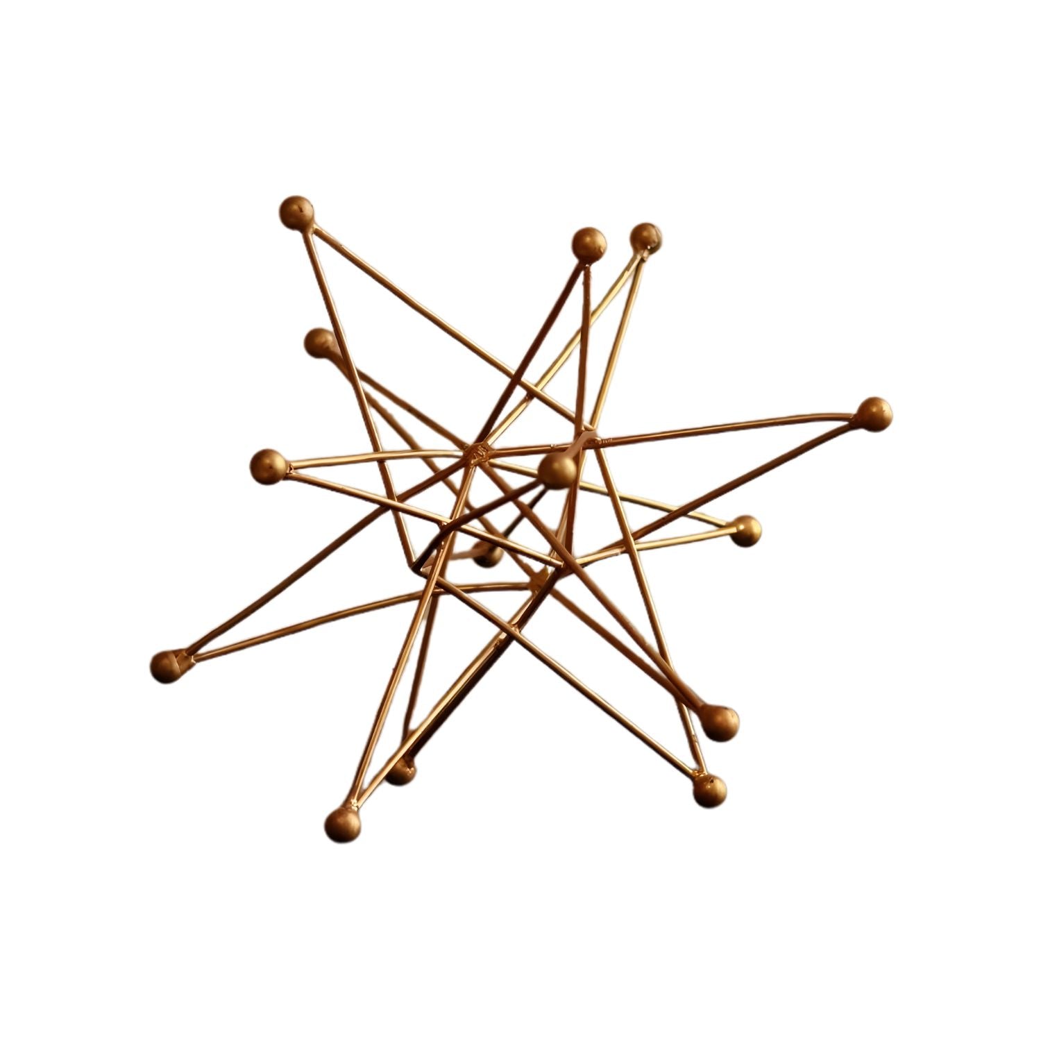 Modern Celestial Star Metal Artifact For Elegant Home Decor