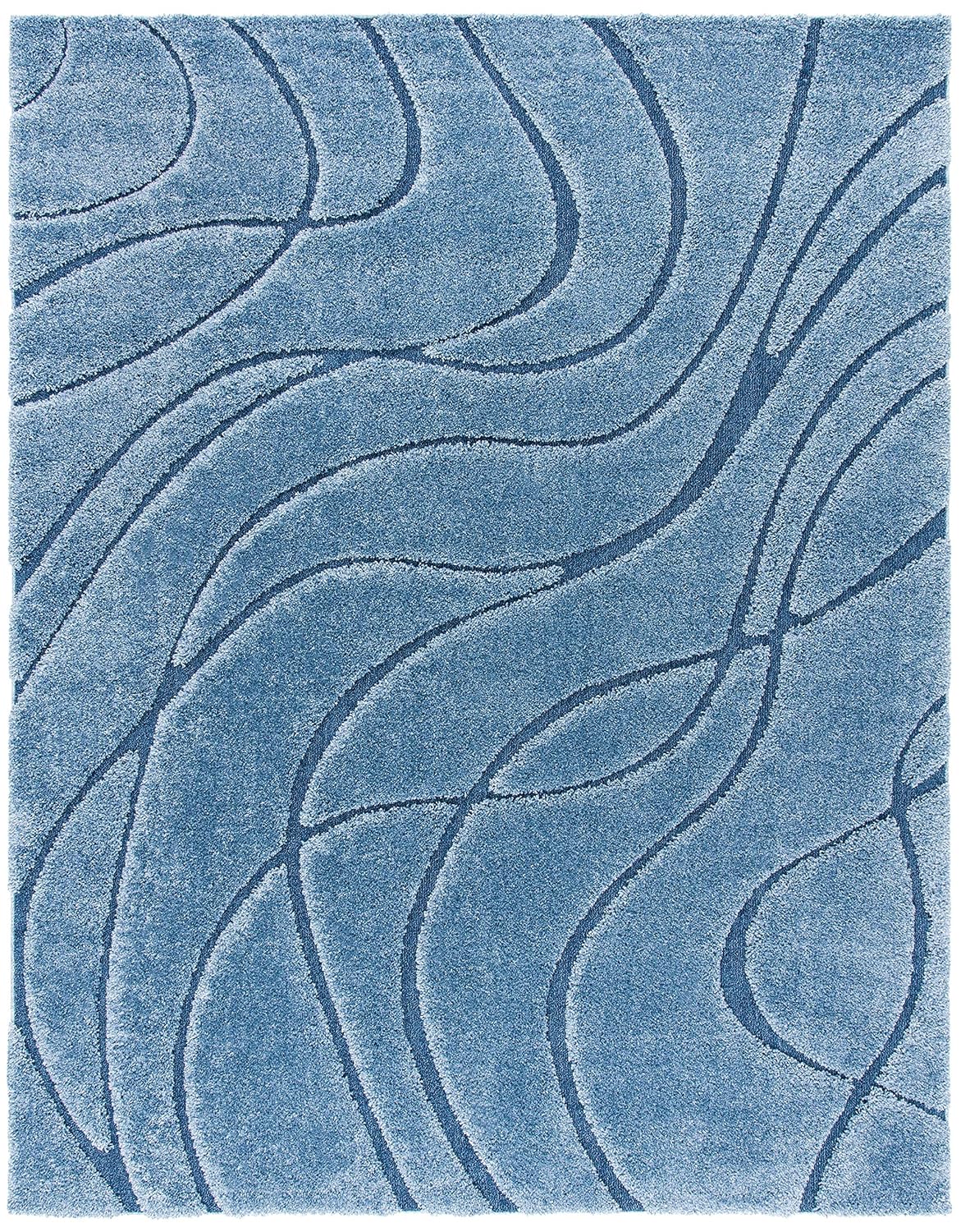 Blue Aesthetic Area Rug - Nestern
