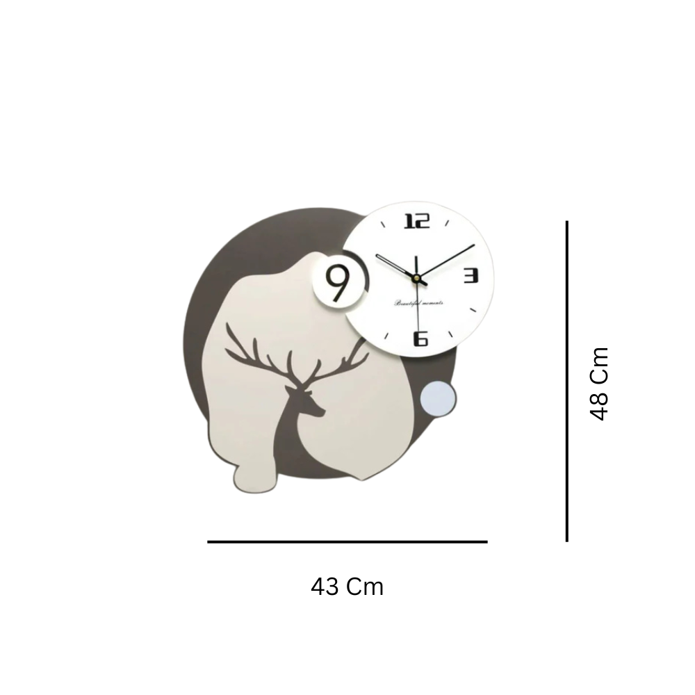 Modern Abstract Fist Wall Clock – Creative Designer Clock for Bold Interiors