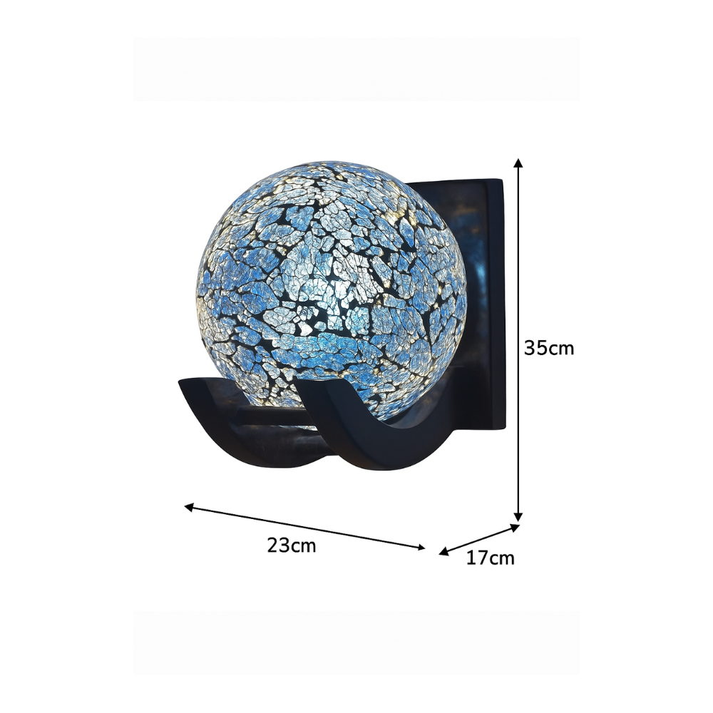 Cracked Glass Mosaic Wall Lamp