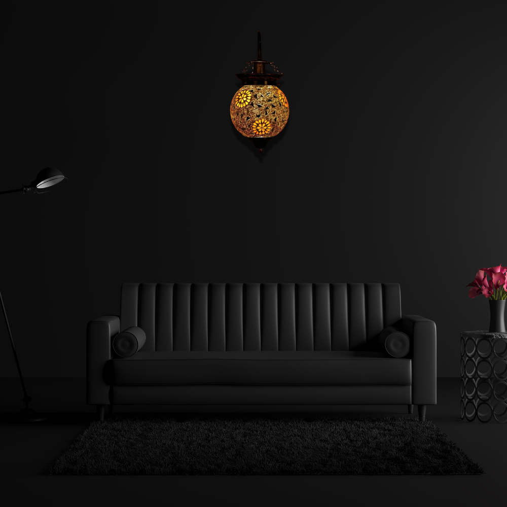 Intricate Cut-Out Pattern Wall Lamp