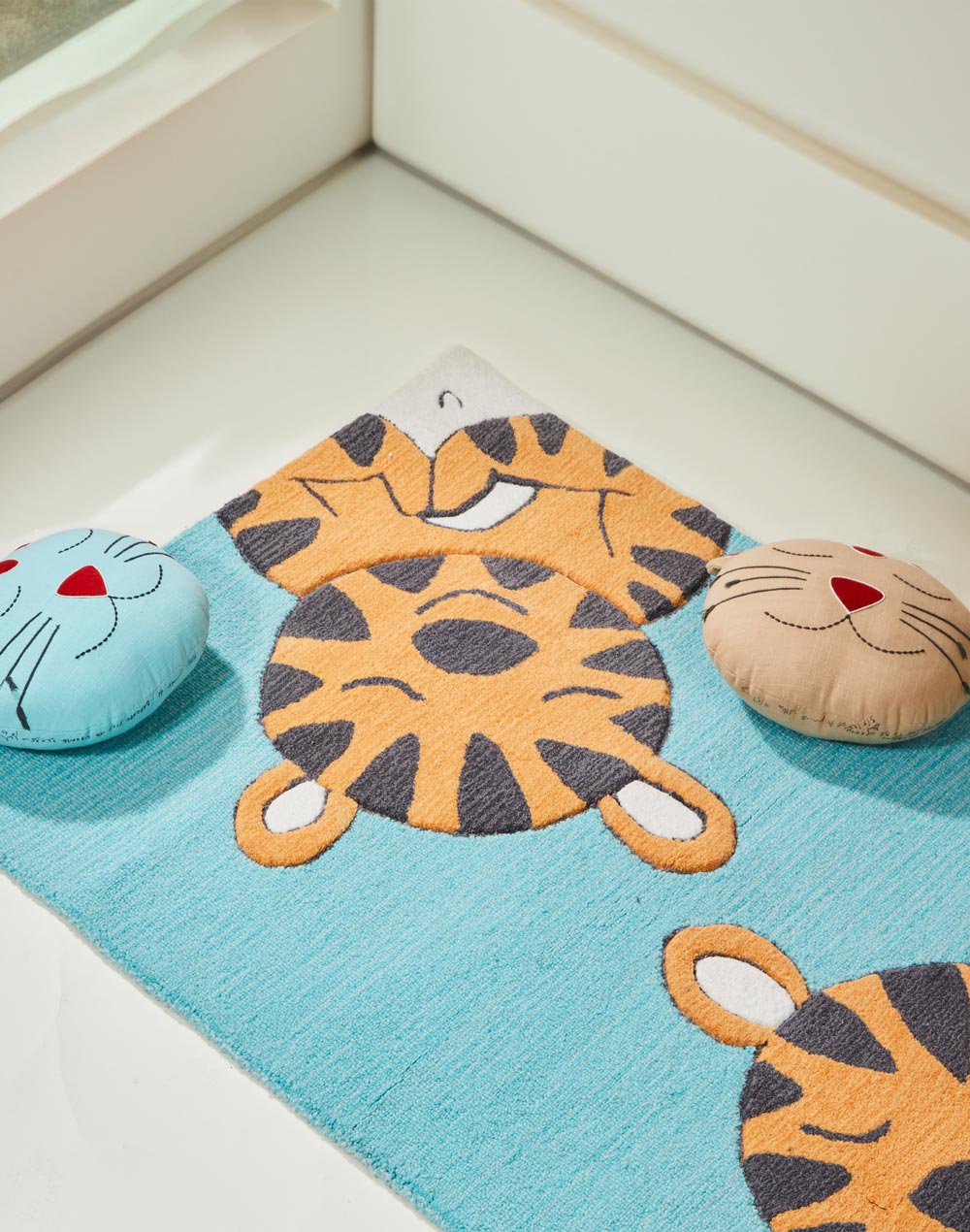 Animal Friends Plush Mat Set - Nestern