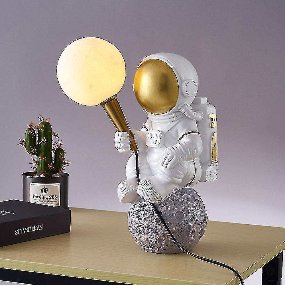 Cosmic Glow: Astronaut LED Table Lamp-8002-A/B