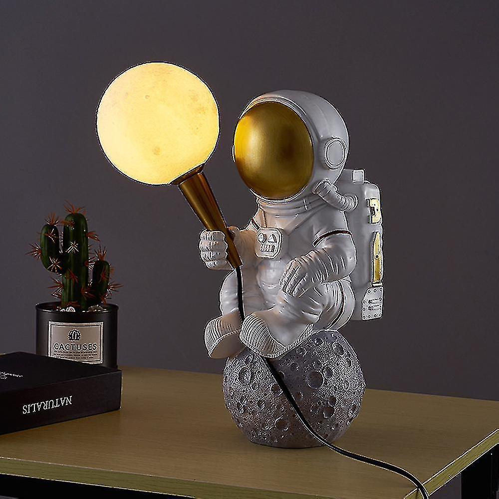 Cosmic Glow: Astronaut LED Table Lamp-8002-A/B
