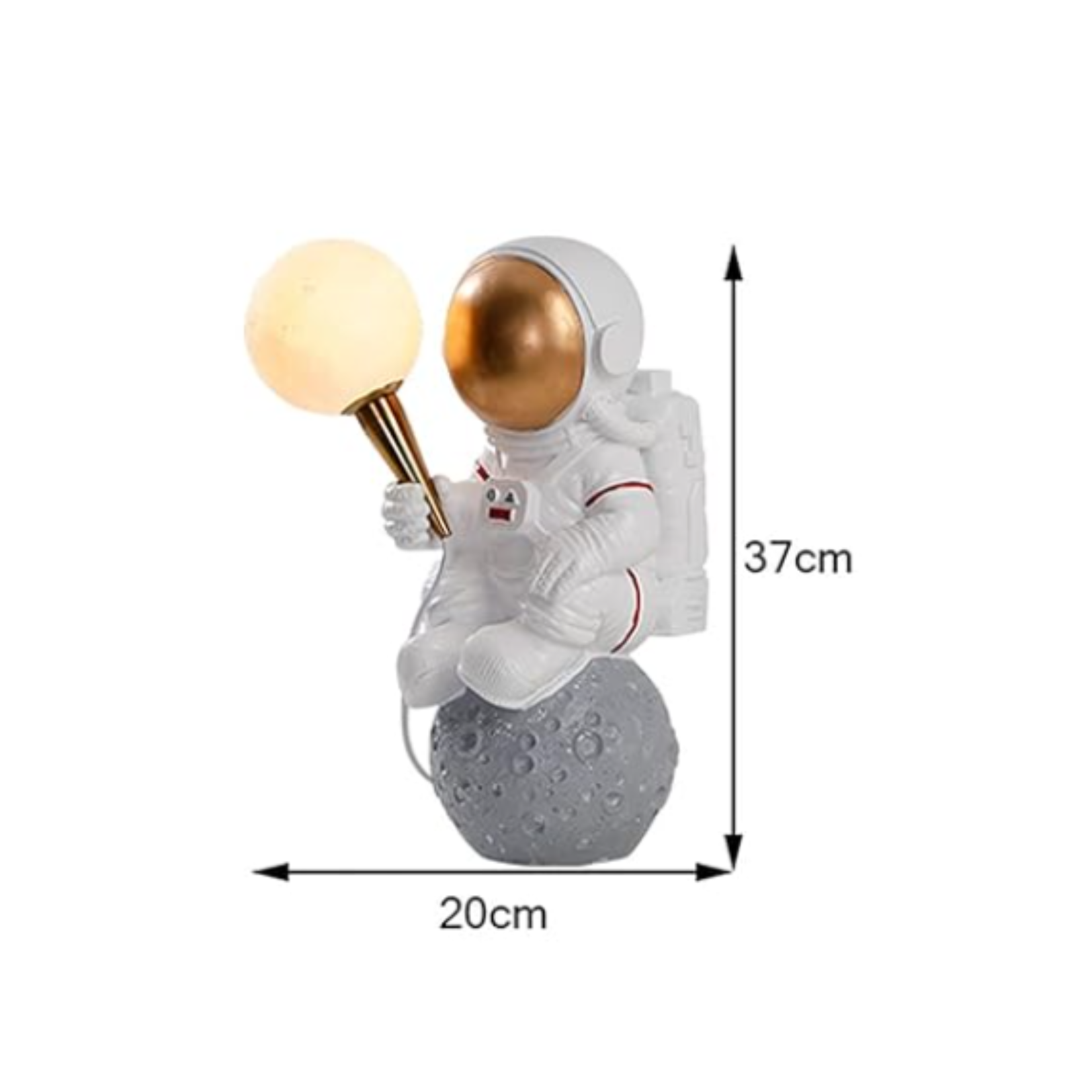 Cosmic Glow: Astronaut LED Table Lamp-8002-A/B