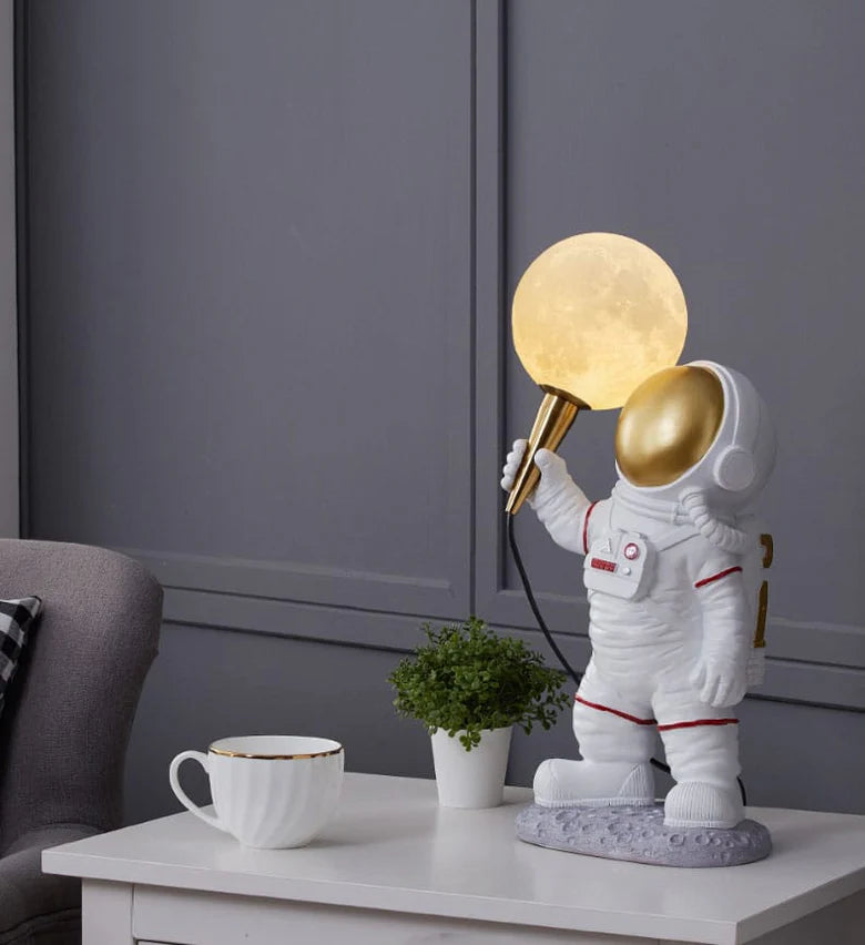Cosmic Glow: Astronaut LED Table Lamp-8002-A/B