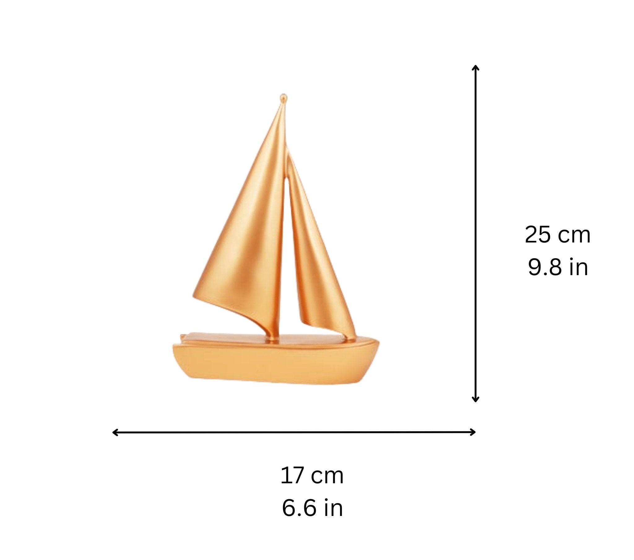 Boat Shaped Table Decor Artifact - Nestern