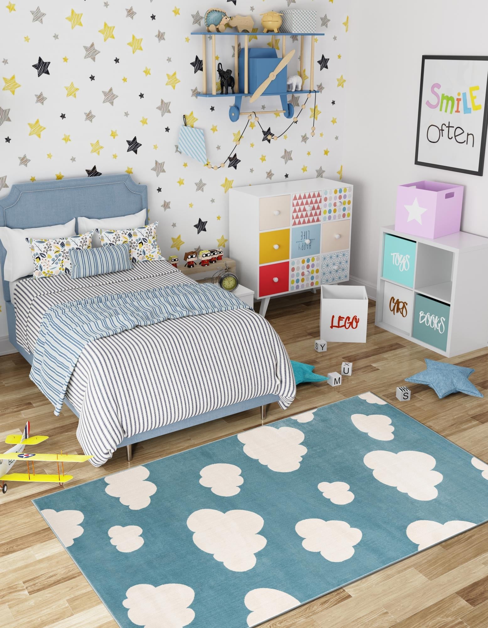 Cloud Dreams Kids’ Rug - Nestern