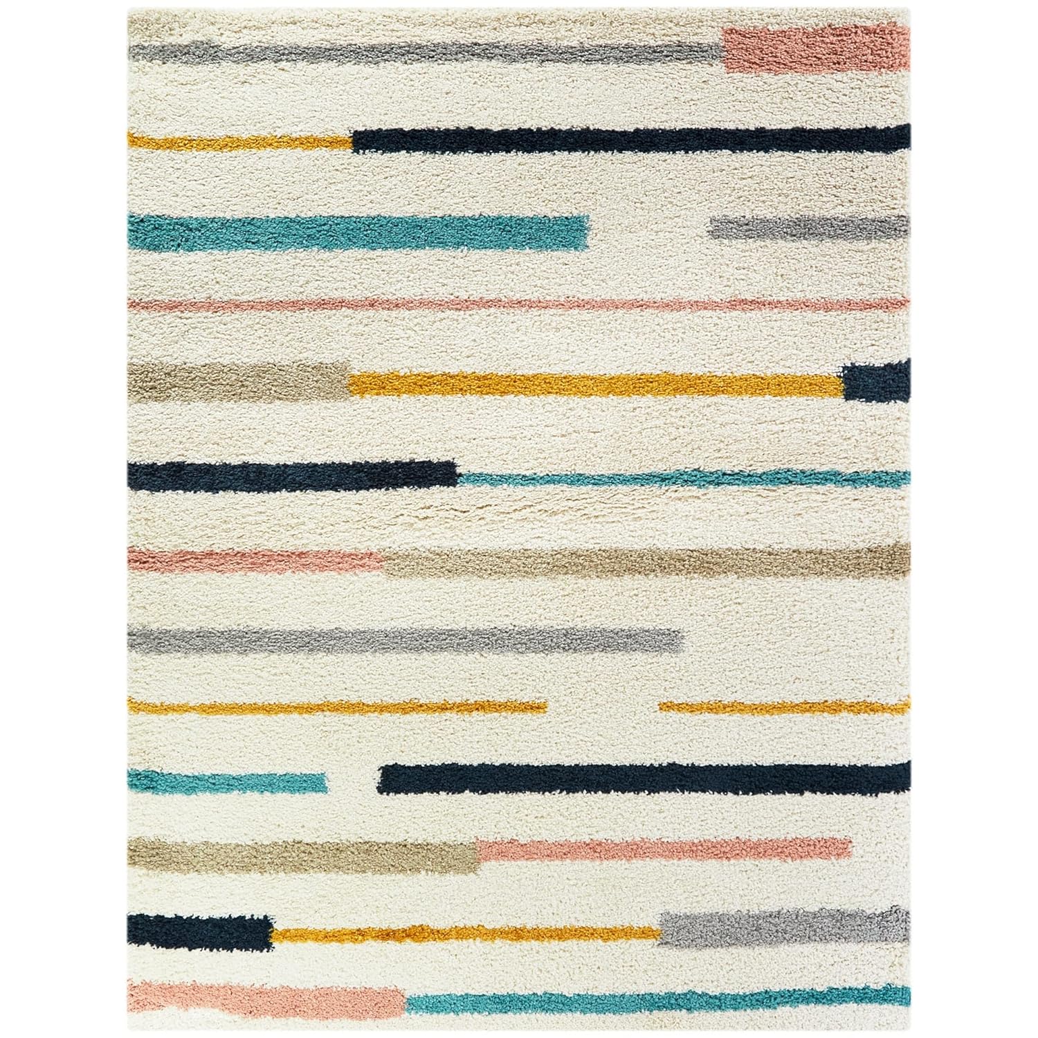 Colorful Striped Area Rug - Nestern