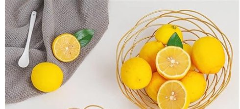 Curled Petal Golden Fruit Serving Tray - Nestern